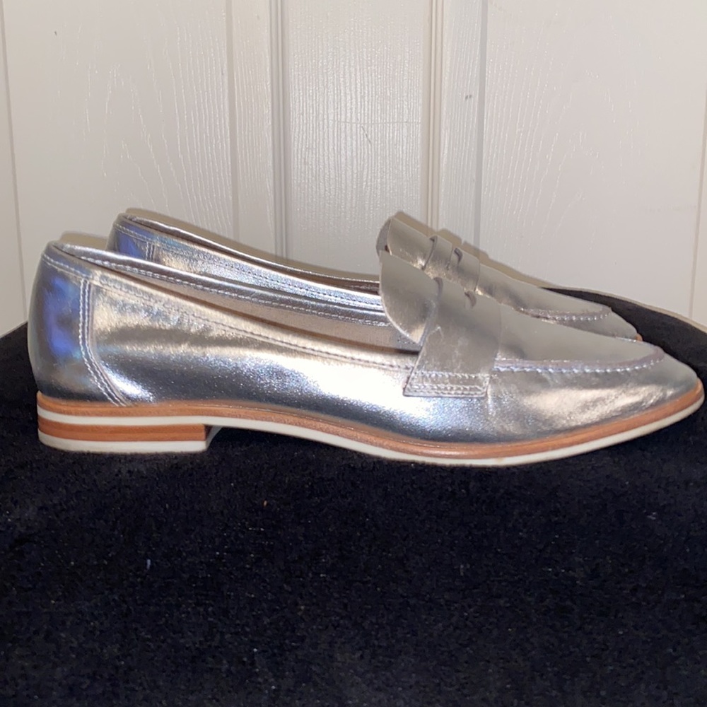 schutz silver mules